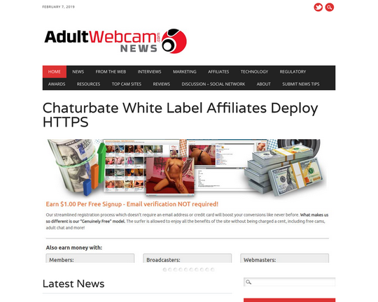 AdultWebcamNews Logo